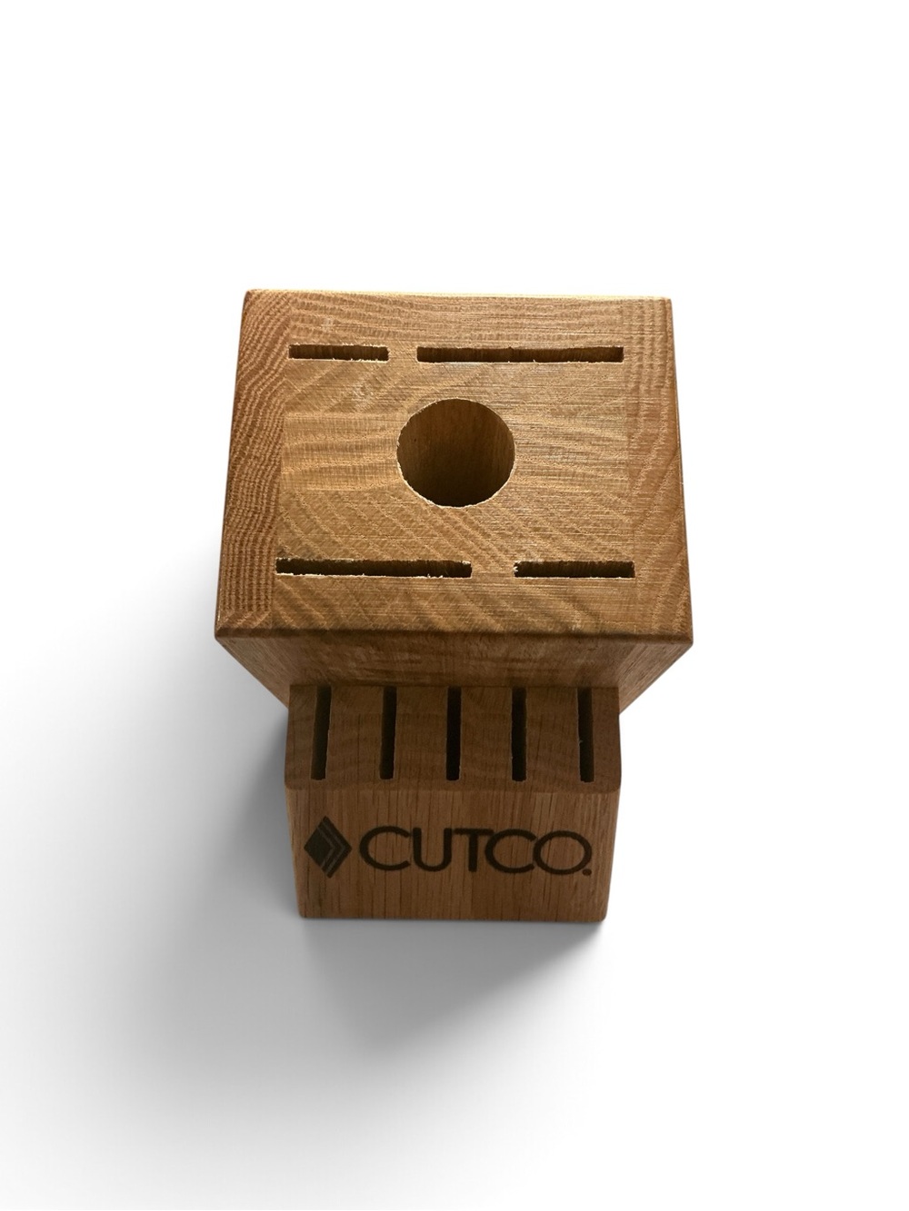 Cutco Natural Wood Knife Block Organizer